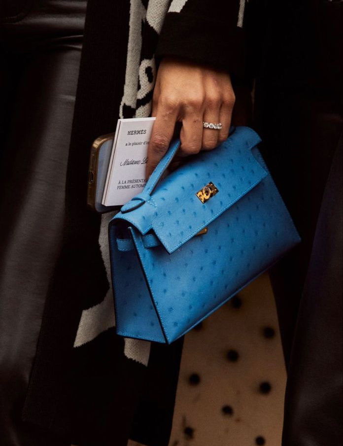 KELLY POCHETTE - OSTRICH