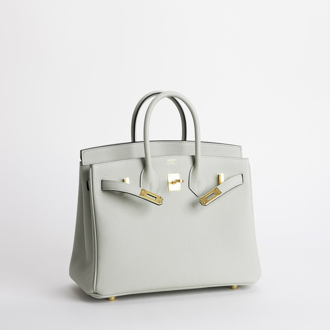 BIRKIN 30 GRIS NEVE