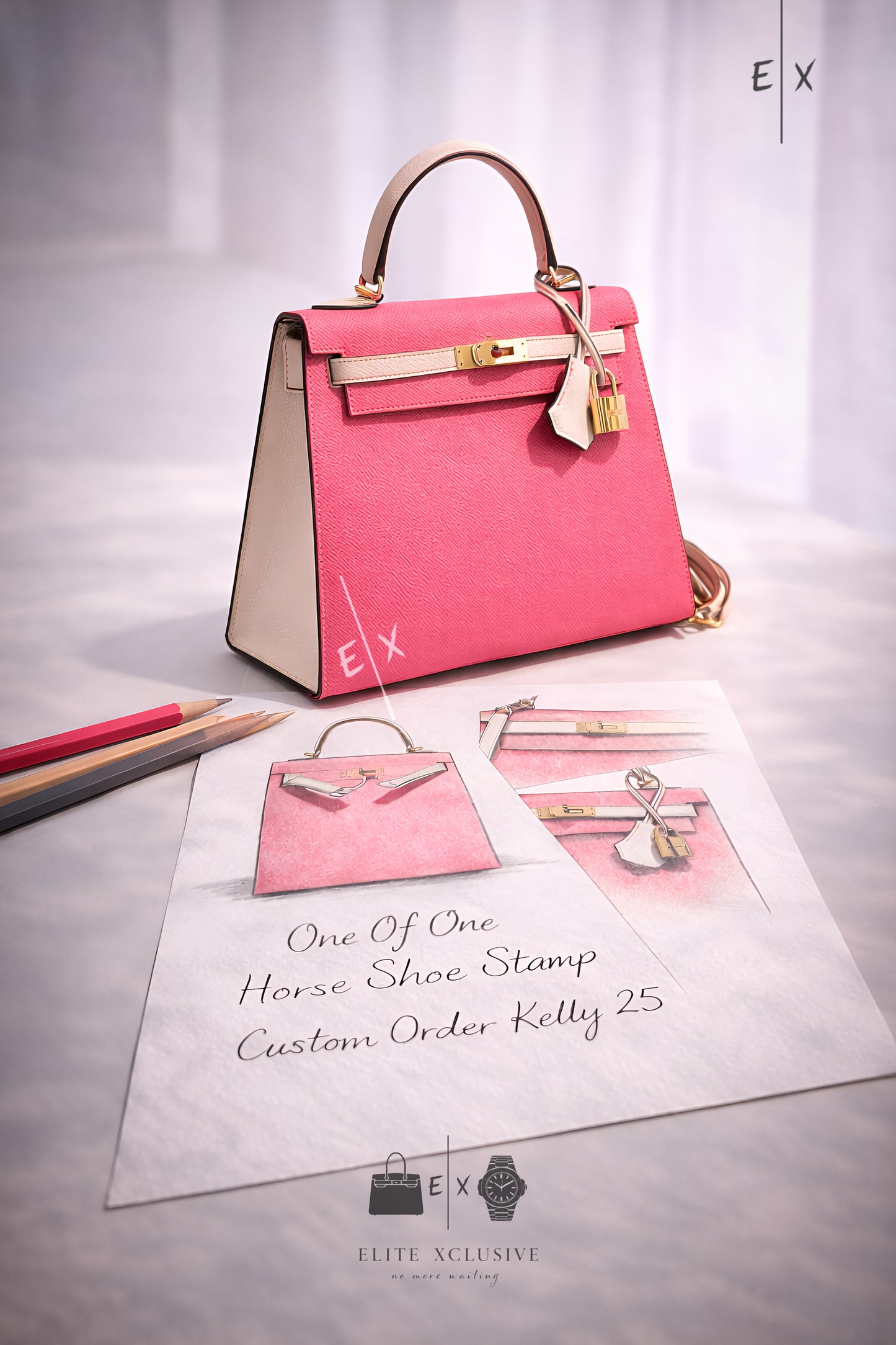 Custom Horse Shoe Stamp (HSS) Kelly 25