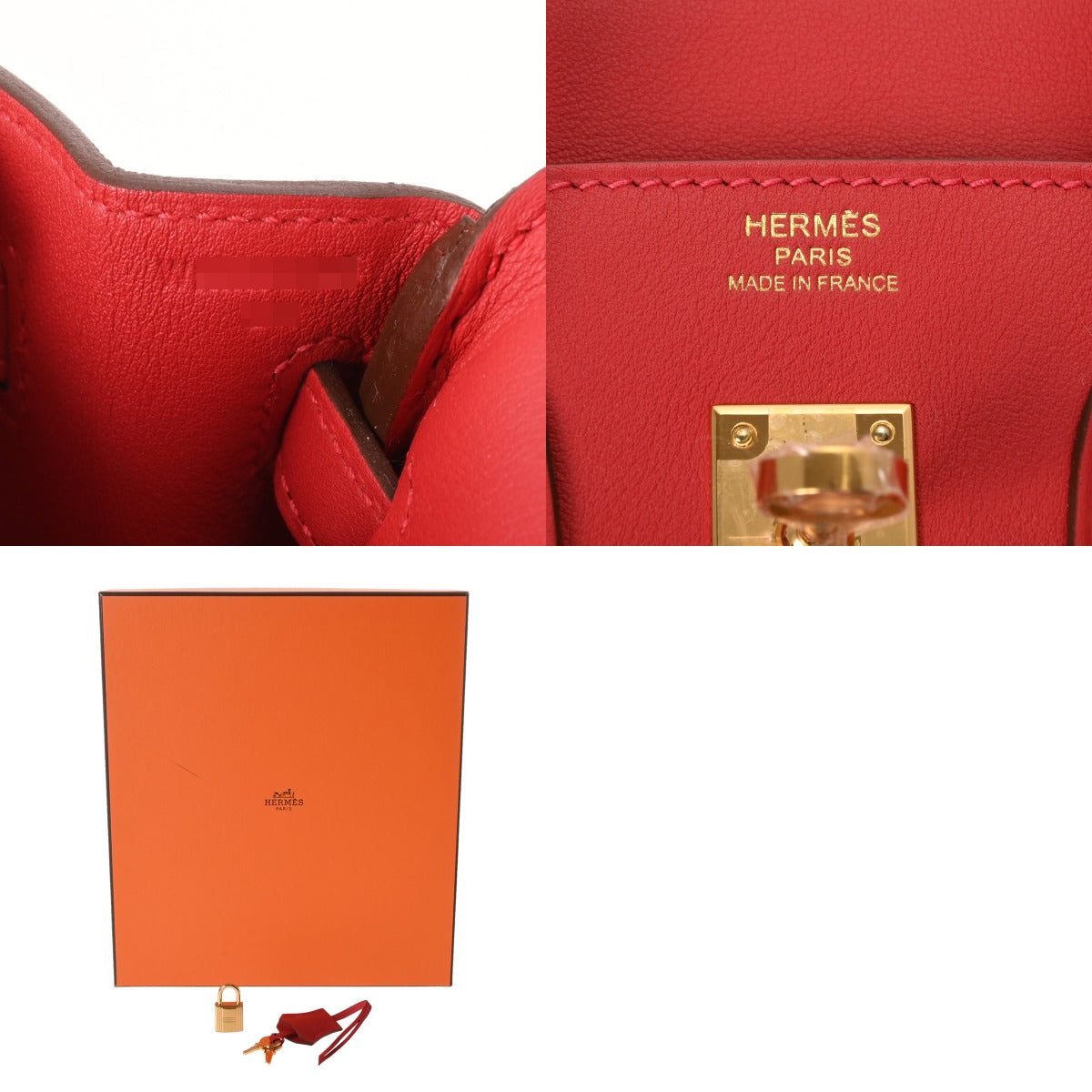 BIRKIN 25 VERMILION (Red)