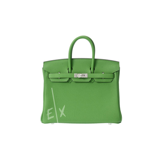 BIRKIN 25 IN VERT YUCCA