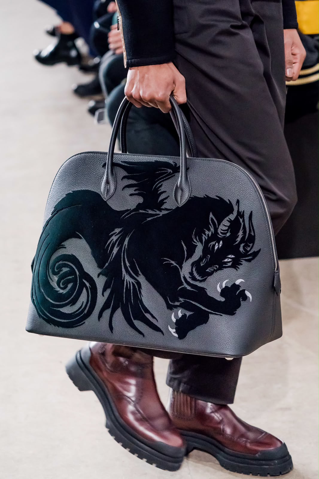 MEN'S MYTHICAL DRAGON - THE HERMÈS BOLIDE 1923 45 CHIMERA DRAGON